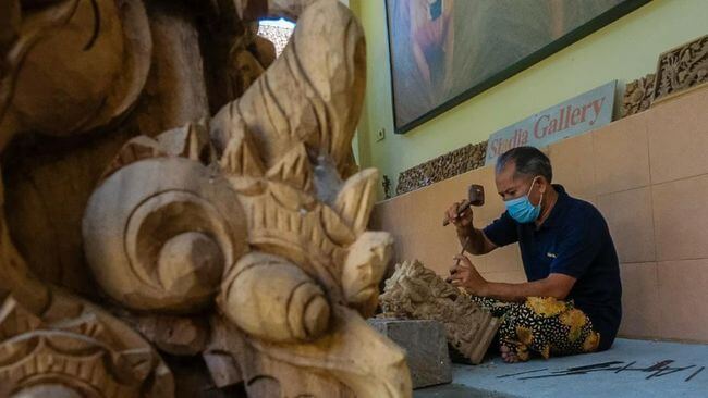 Pemandangan Desa Mas Ubud